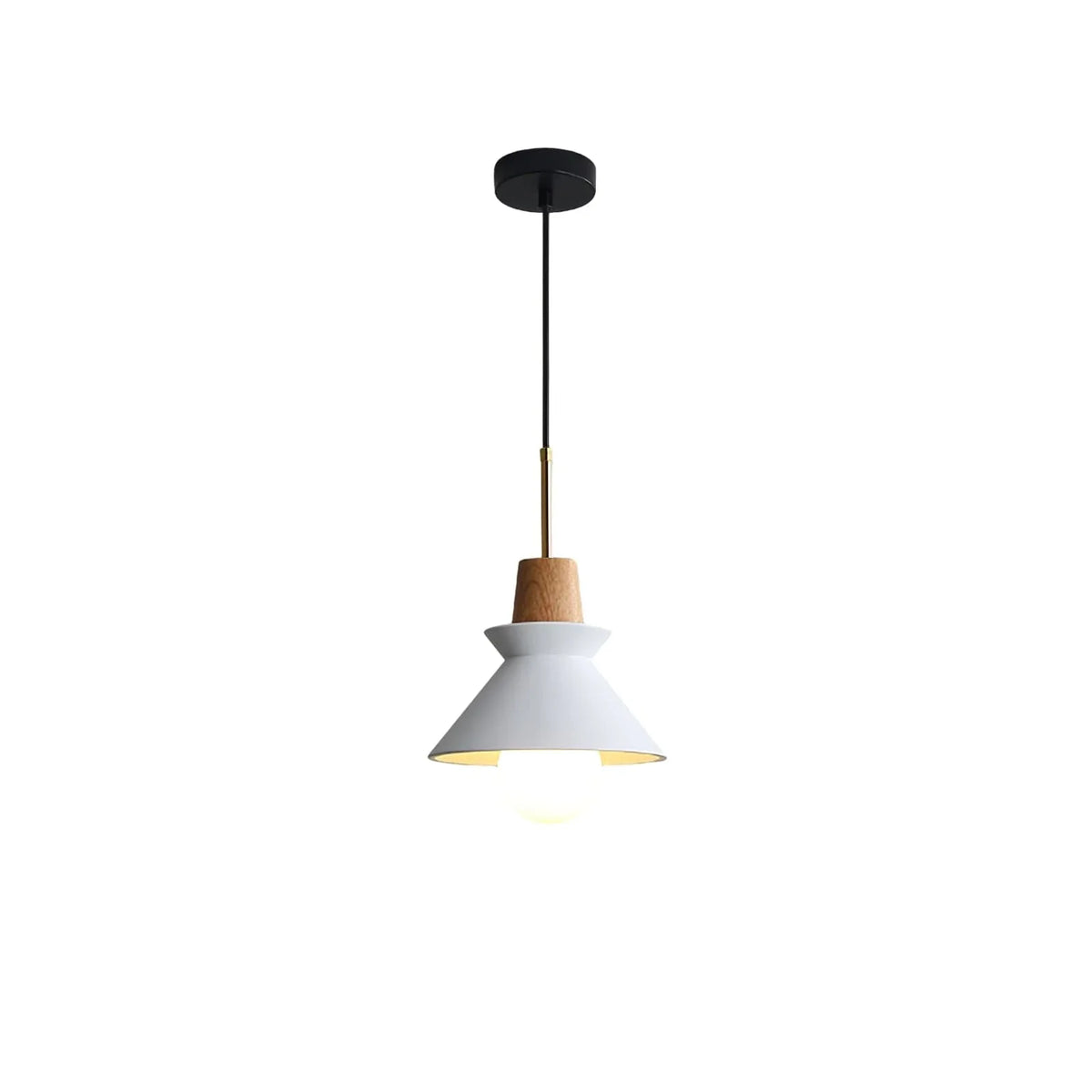Metavaya Pendant lamp Dia 22 cm x H 33 cm / ∅ 8.7″ x H 13″ / Sand White Scandinavian Pendant Lamp 6938617816179 M2023112303-3