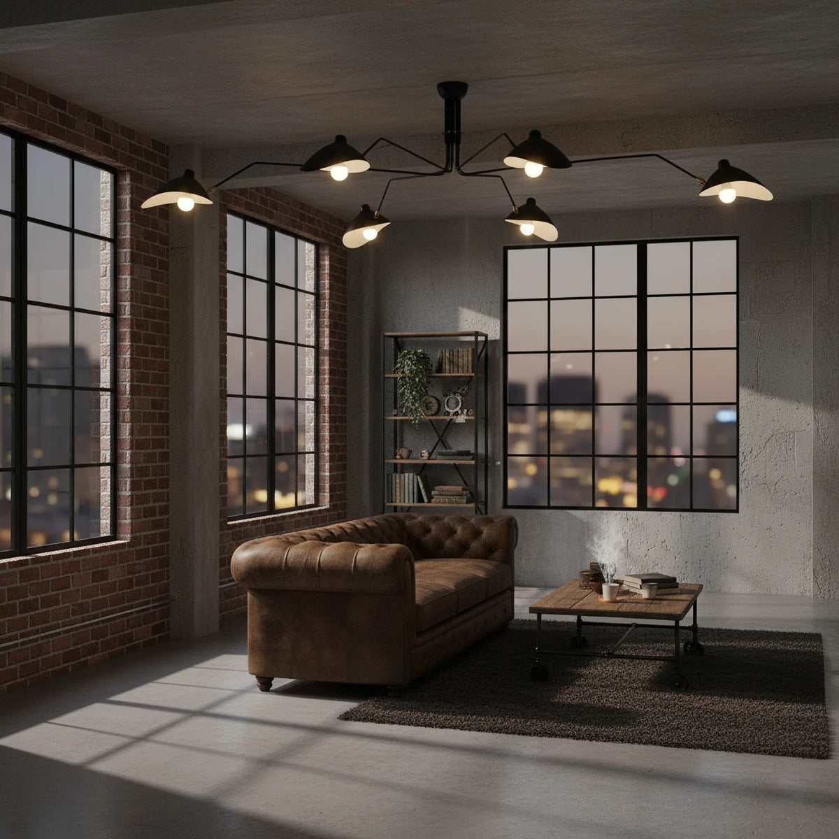 Serge Mouille Ceiling Light - view 21 | Metavaya