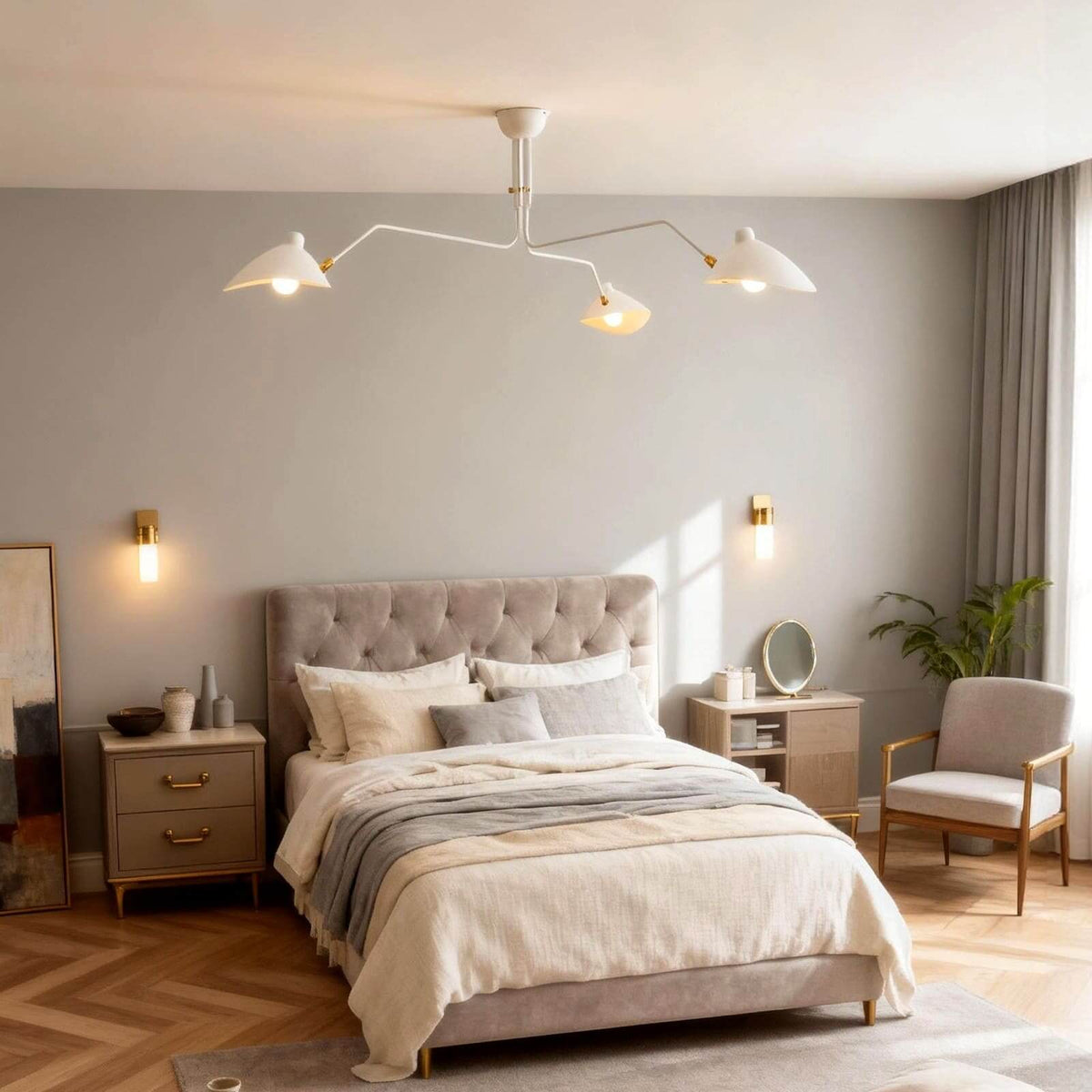 Serge Mouille Ceiling Light - view 18 | Metavaya