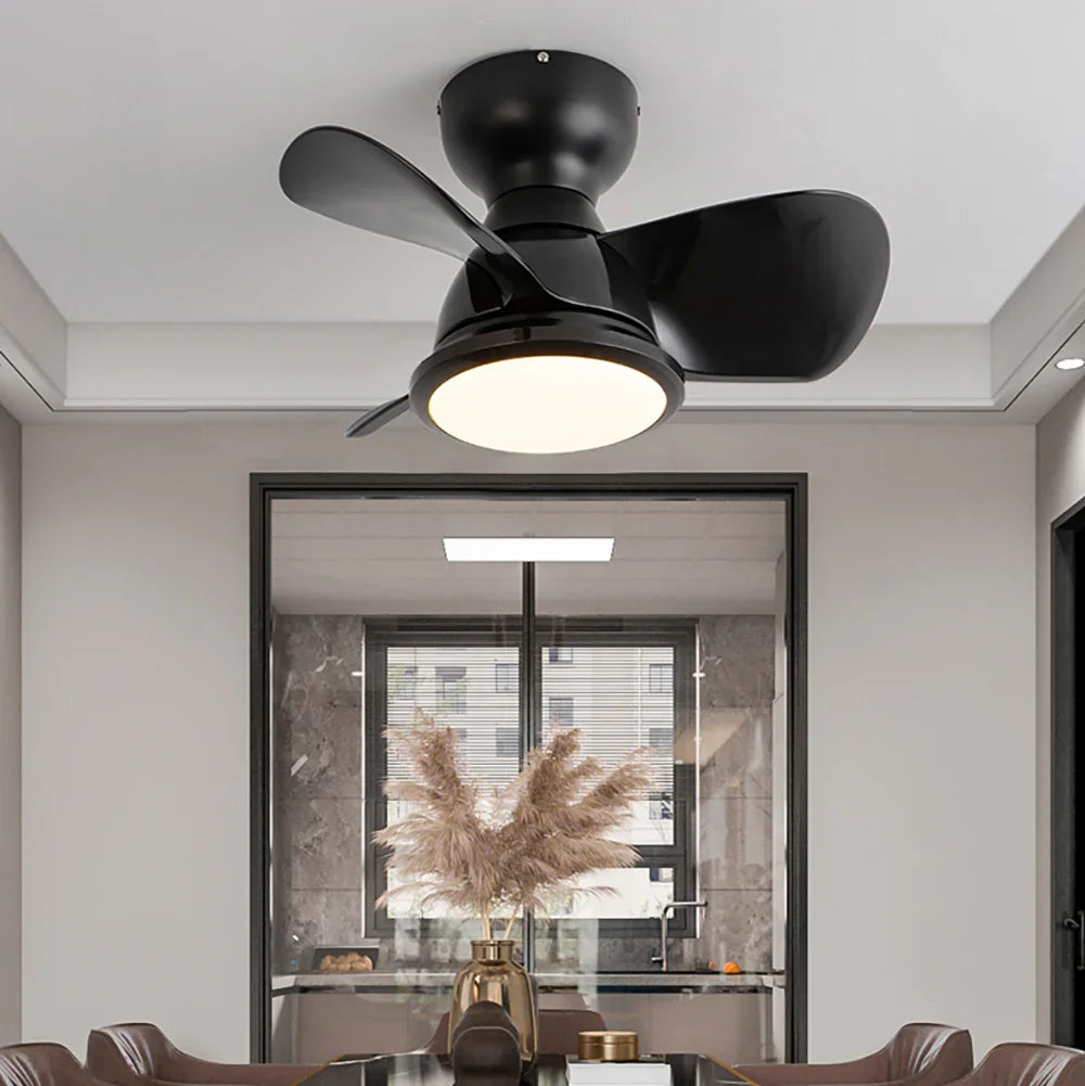 Seyfi Three Leaves Ceiling Fan Light - view 2 | Metavaya
