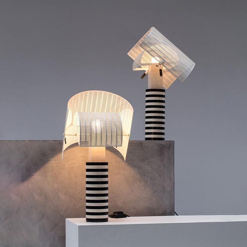 Metavaya Table lamp Dia 32cm x H 58cm / ∅ 12.6″ x H 22.8" / Black+White Shogun Table Lamp 6938617802288 M2023102007-1