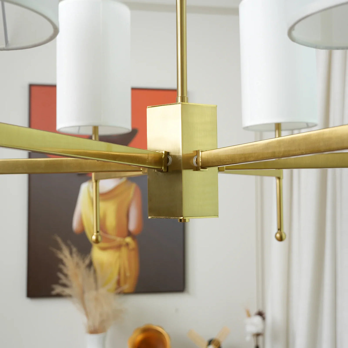 Silk Stem Chandelier - view 7 | Metavaya