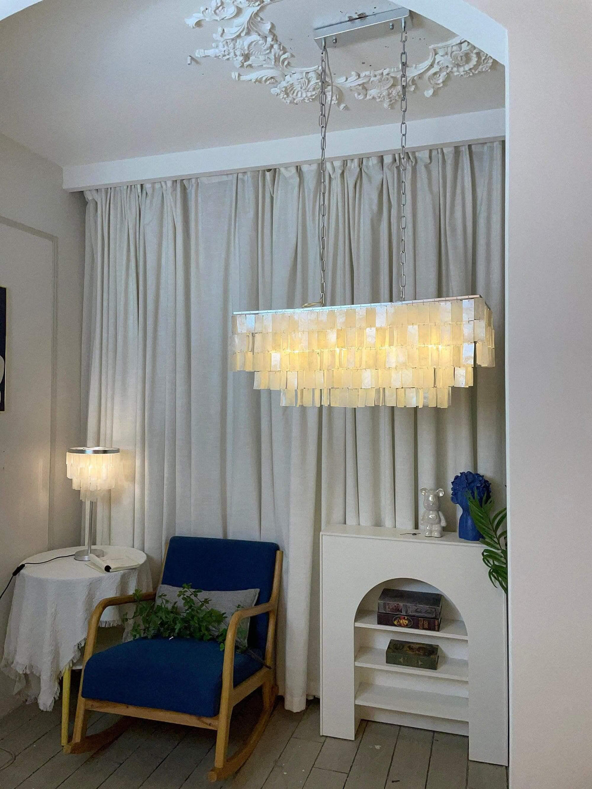 Metavaya Chandelier Skye Linear Tiered Chandelier Skye Linear Tiered Chandelier- Buy online