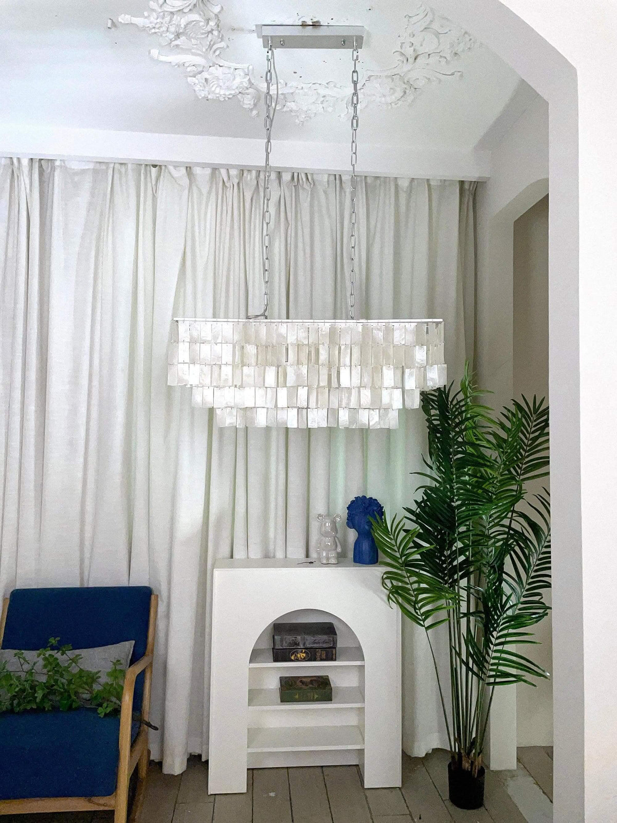 Metavaya Chandelier Skye Linear Tiered Chandelier Skye Linear Tiered Chandelier- Buy online