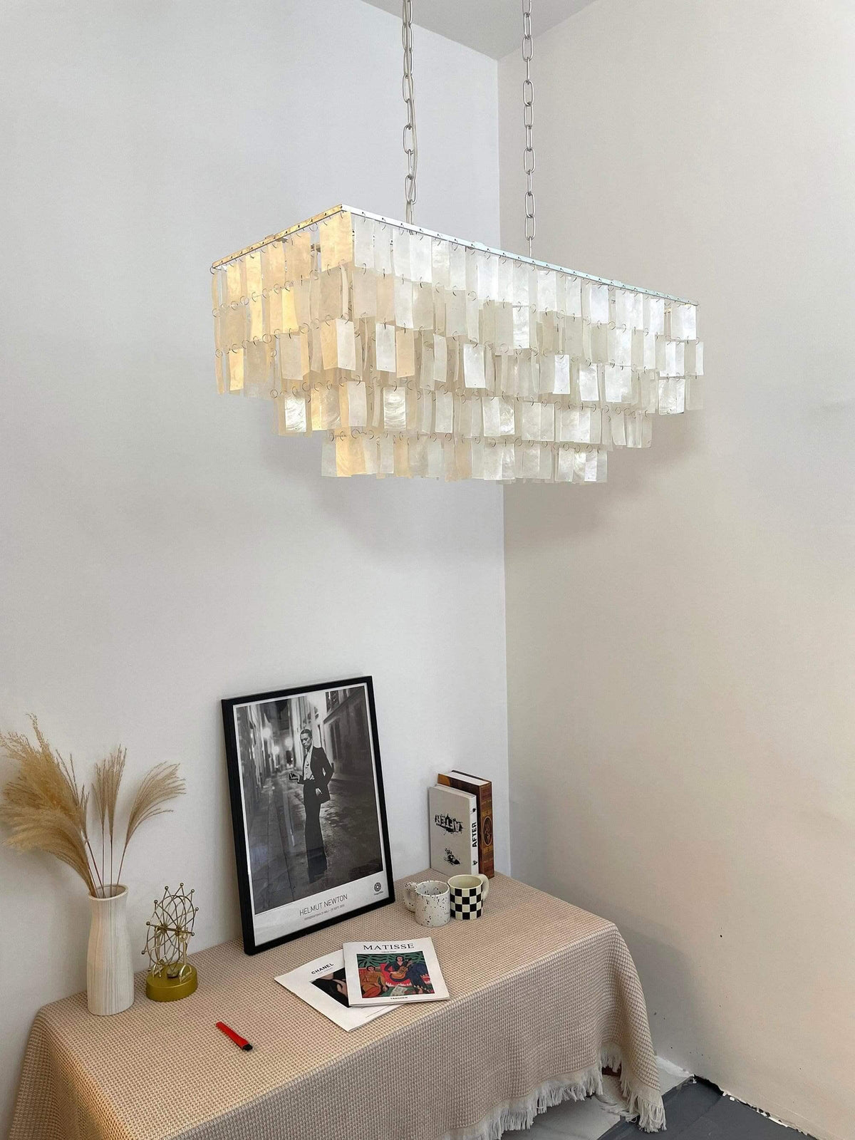 Metavaya Chandelier Skye Linear Tiered Chandelier Skye Linear Tiered Chandelier- Buy online