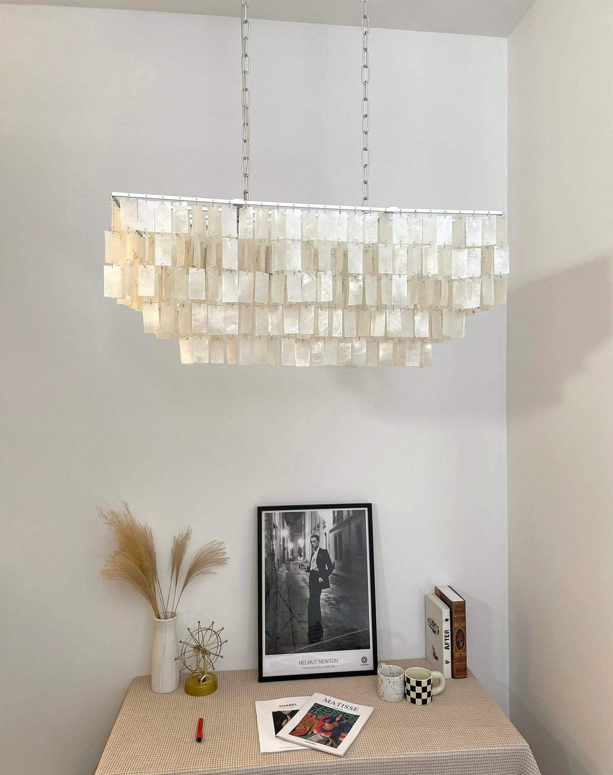Metavaya Chandelier Skye Linear Tiered Chandelier Skye Linear Tiered Chandelier- Buy online