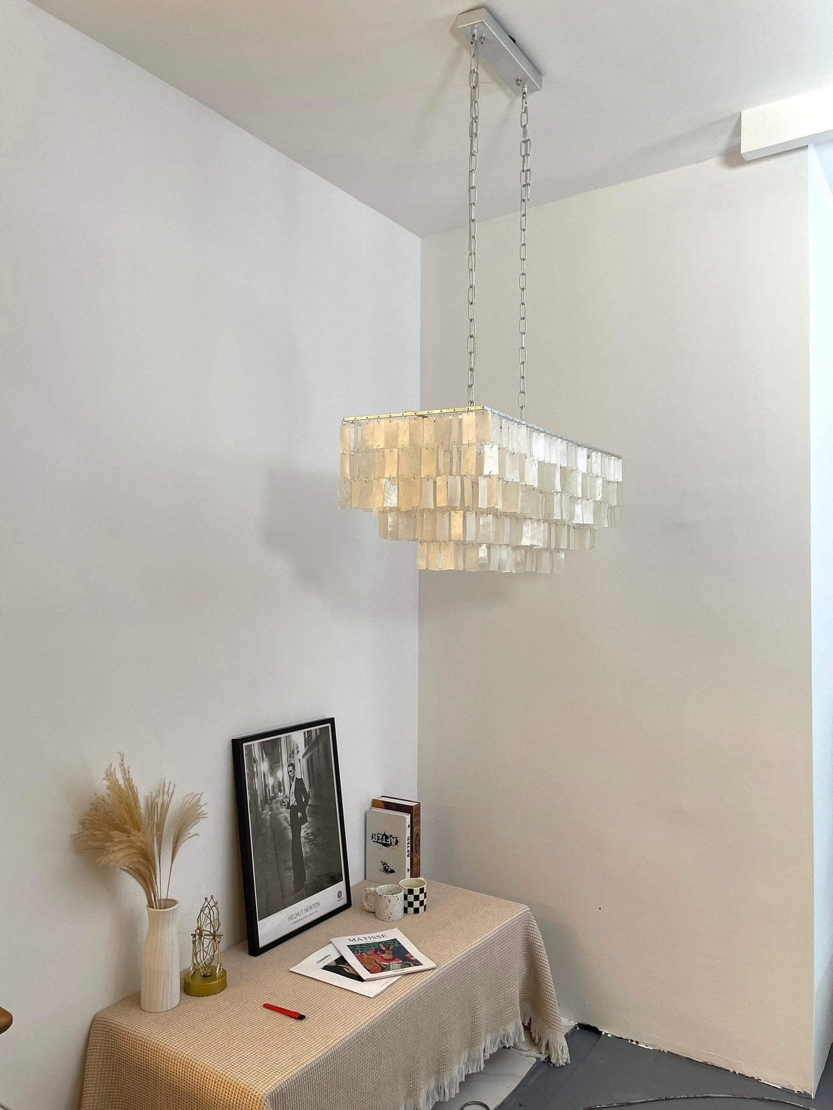 Metavaya Chandelier Skye Linear Tiered Chandelier Skye Linear Tiered Chandelier- Buy online