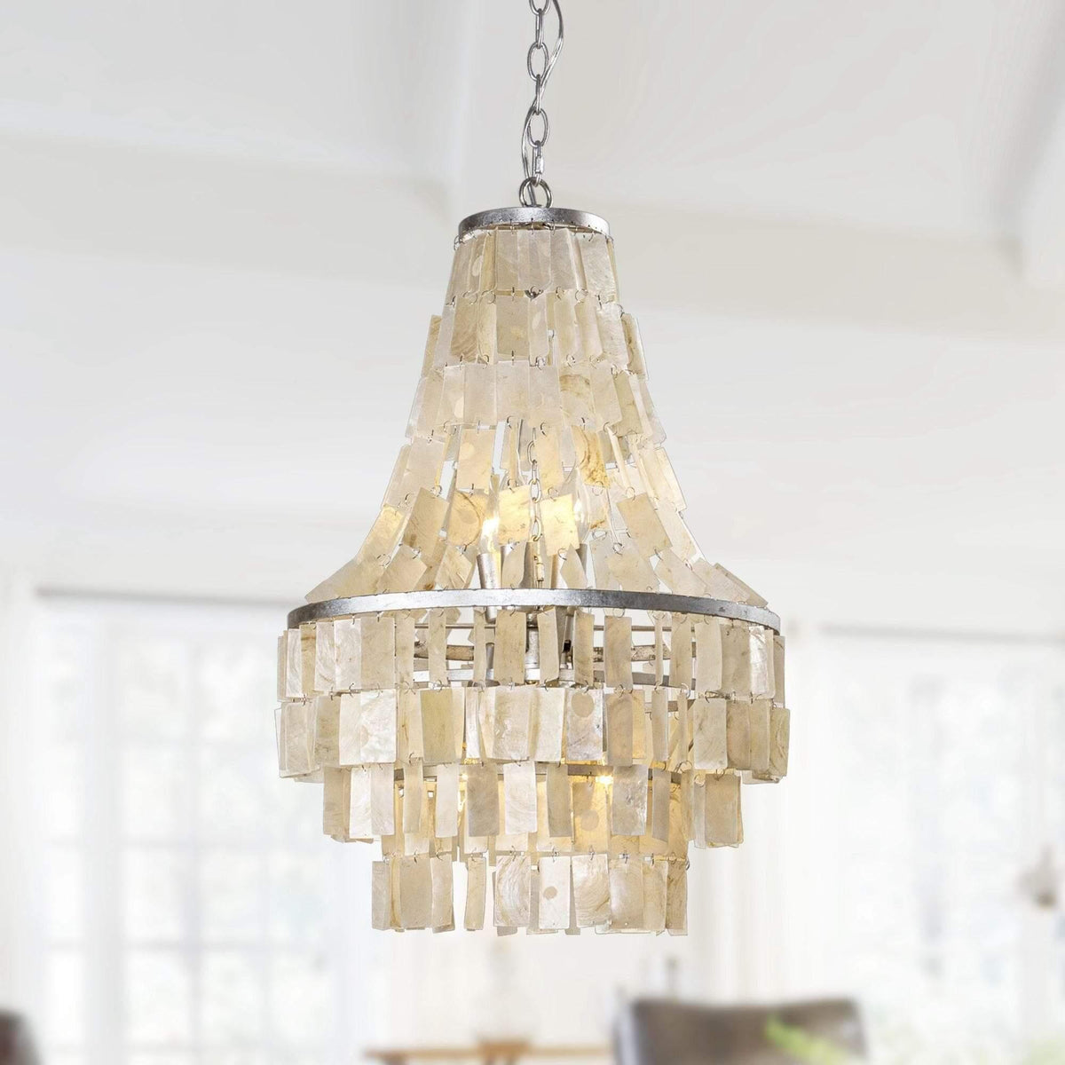 Metavaya Chandelier Skye Shell Chandelier Skye Shell Chandelier- Buy online