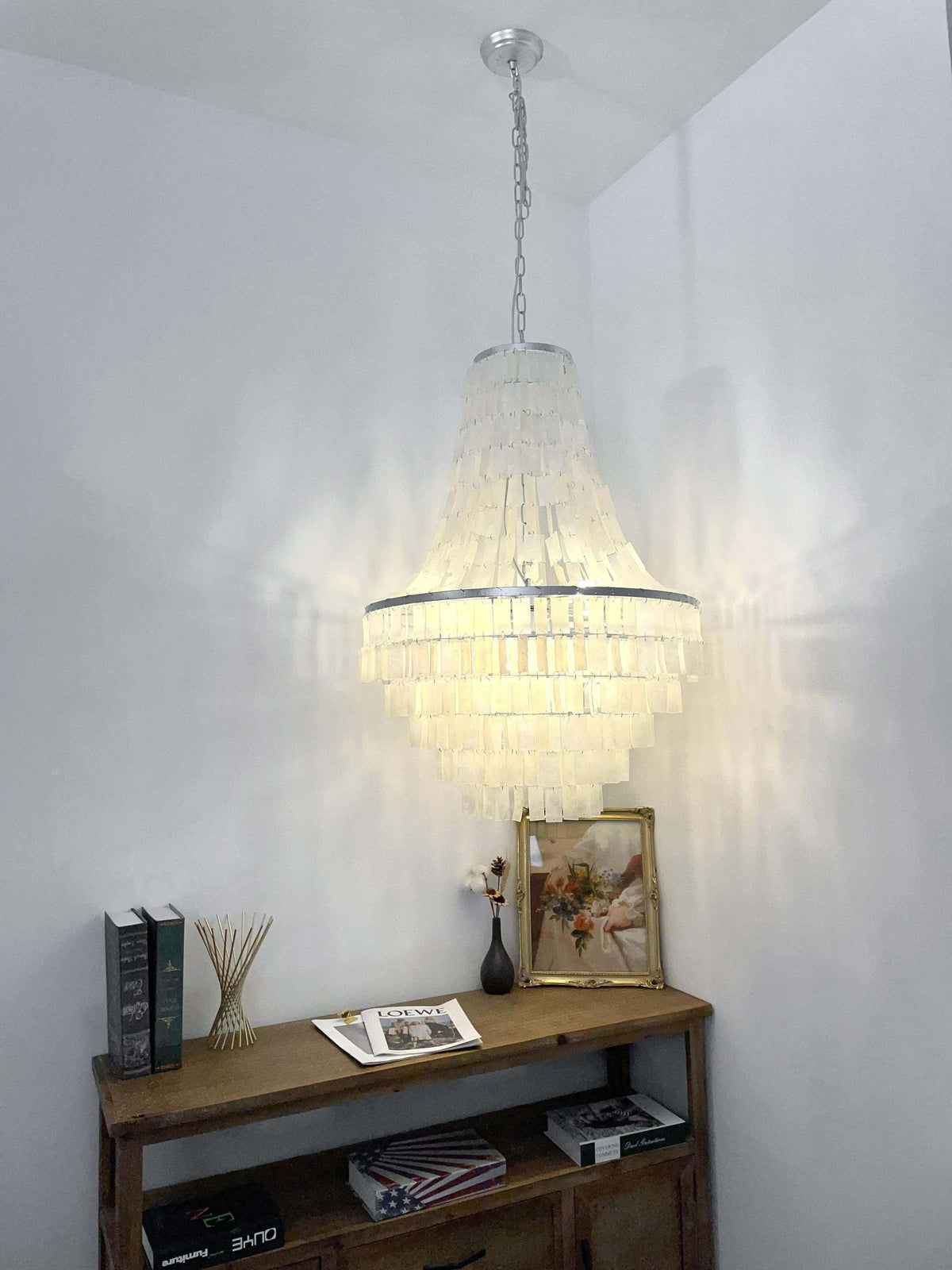 Metavaya Chandelier Skye Shell Chandelier Skye Shell Chandelier- Buy online