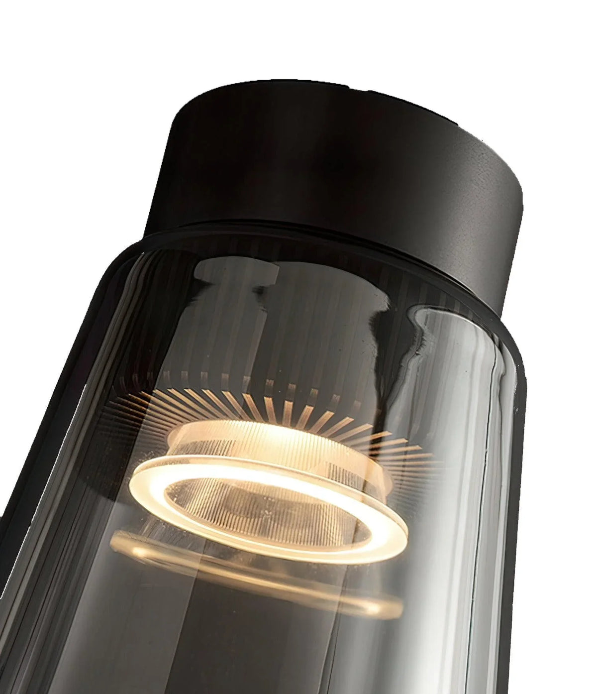 Metavaya Pendant lamp Dia 12cm x H 16cm / ∅ 4.7″ x H 6.3″ / Black Smoke Cone Pendant Lamp 6938617781101 W2023081104-1