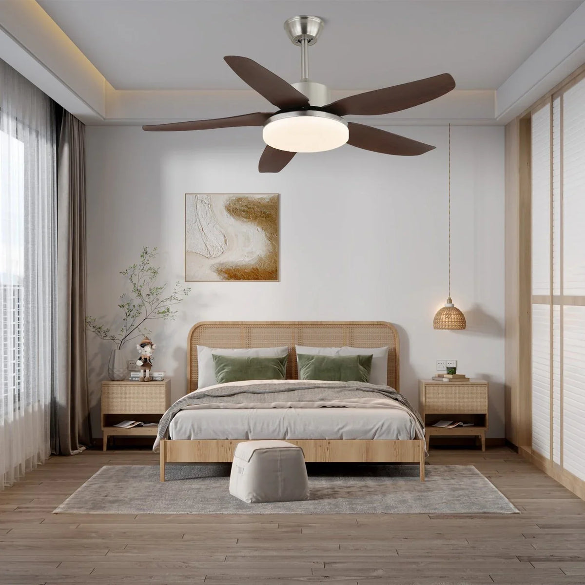 Sofia Ceiling Fan Light - view 2 | Metavaya