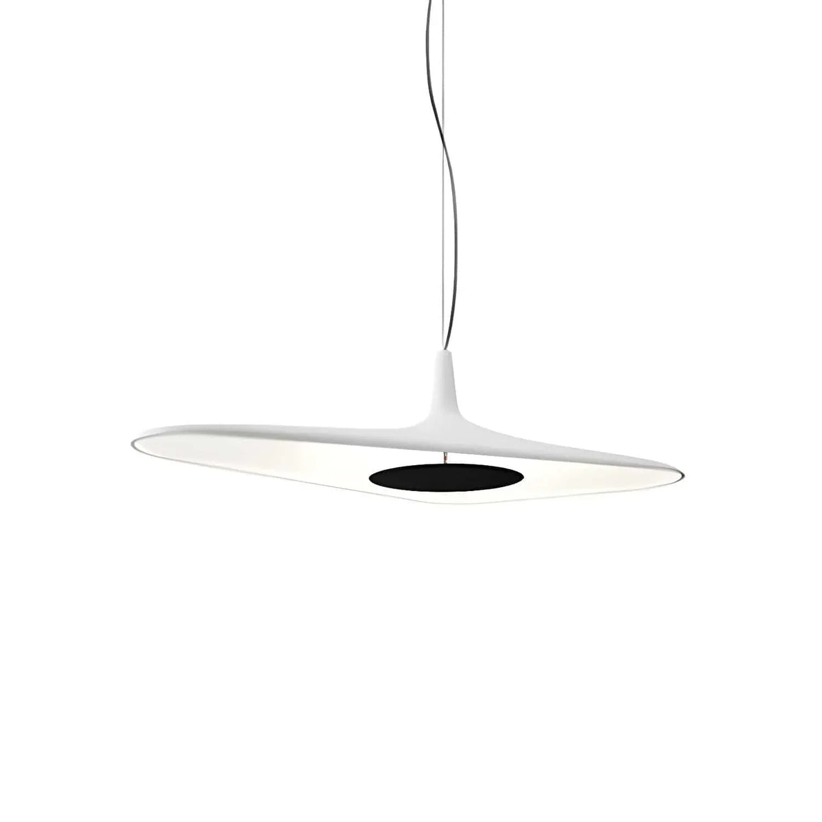 Metavaya Pendant light Dia 60cm x H 35cm / ∅ 23.6″ x H 13.7″ / White / Warm White Soleil Noir Pendant Light 6938617801878 M2023101704-1