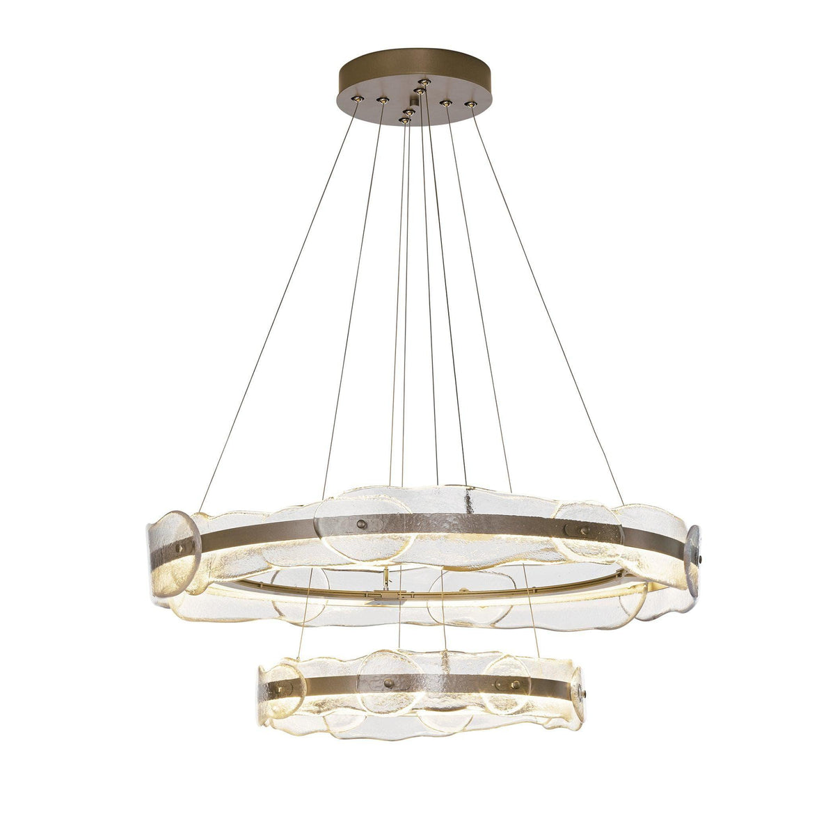Metavaya Pendant light Dia 80cm x H 28cm / L 31.5″ x H 11″ / Gold / Warm White Solstice LED Pendant light 6938617800901 M2023101405-5