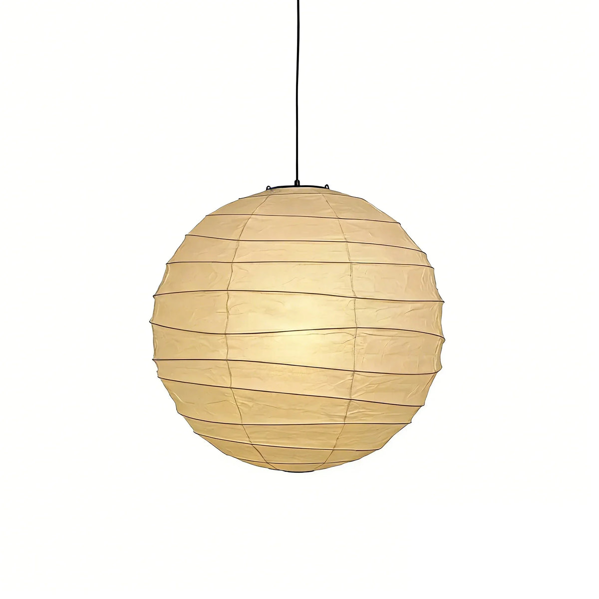 Sphere Washi Paper 55D Pendant Light - view 24 | Metavaya