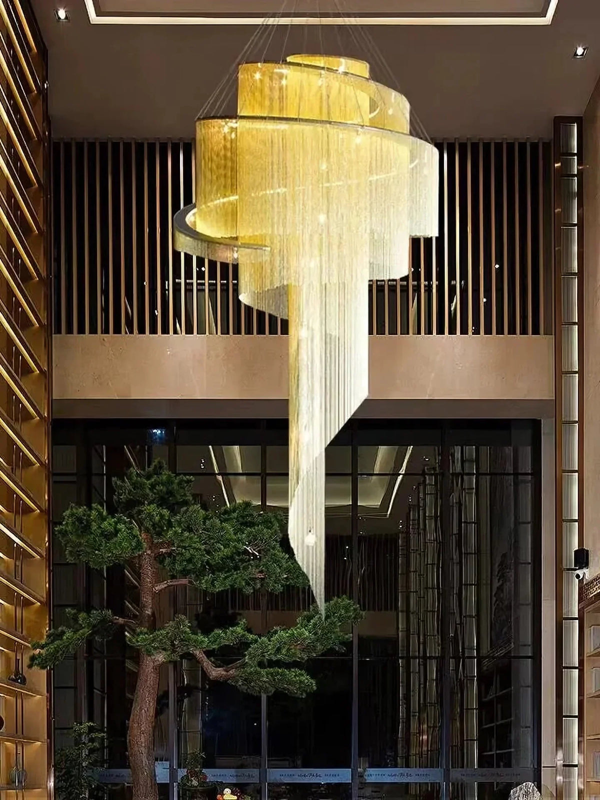 Metavaya Chandelier Spiral Tassel Chandelier Spiral Tassel Chandelier- Buy online