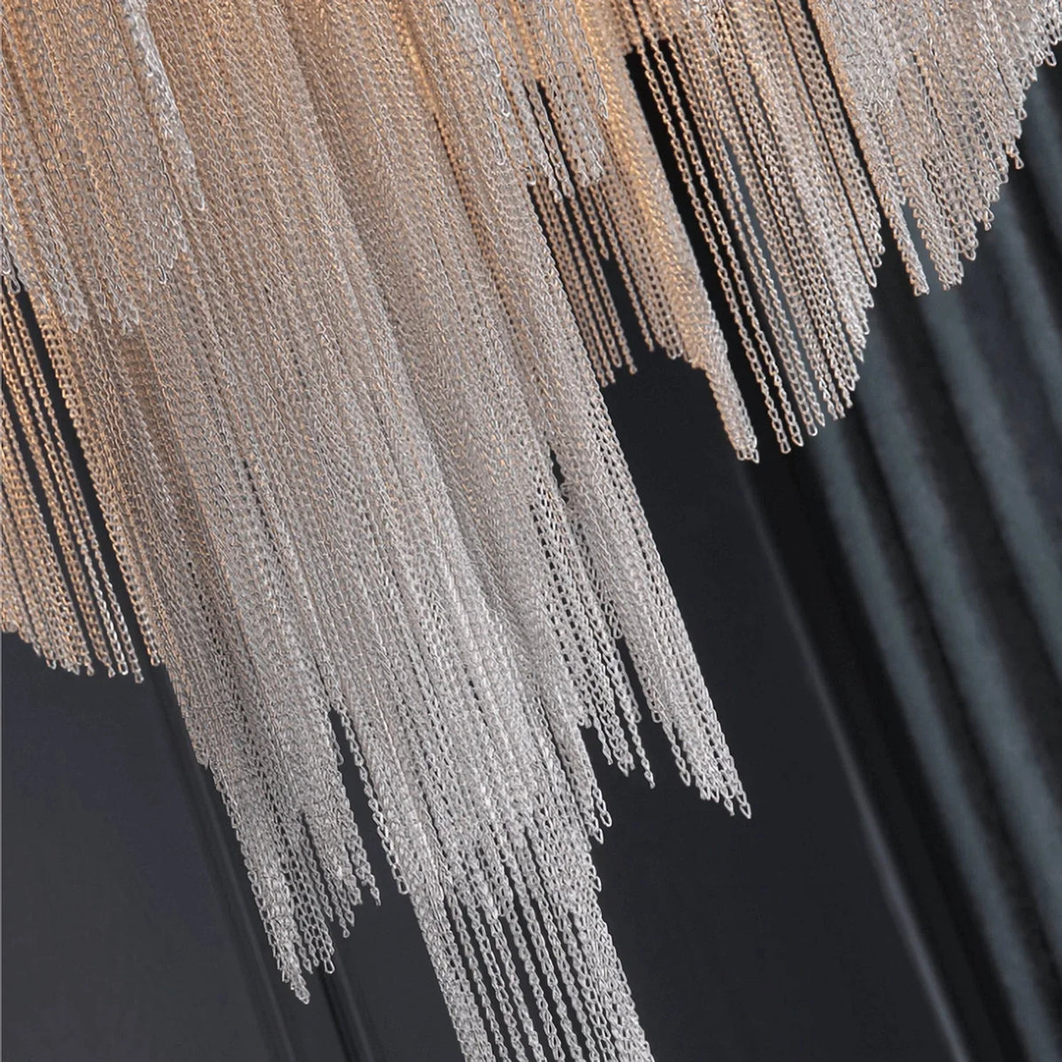 Metavaya Chandelier Spiral Tassel Chandelier Spiral Tassel Chandelier- Buy online