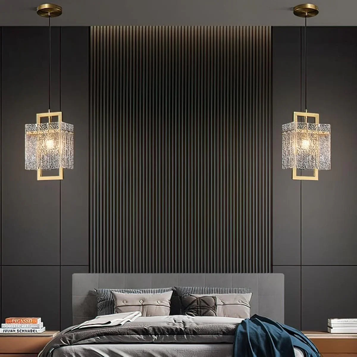 Metavaya Wall lamp Dia 20cm x H 180cm / L 7.9″ x H 70.9″ / Gold Modern Luxury Copper Pendant Light 6938617781248 M2023081501-1
