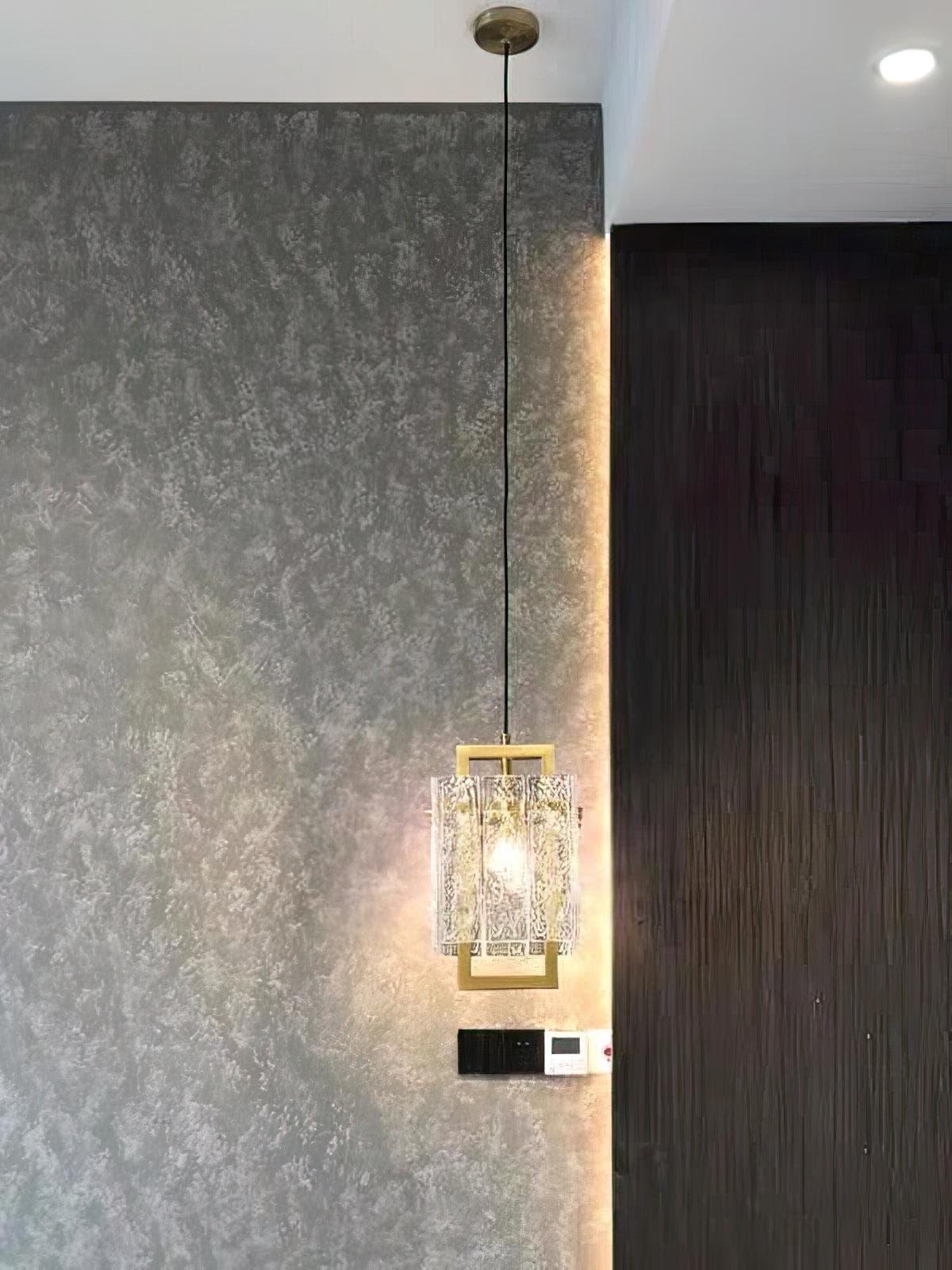 Metavaya Wall lamp Dia 20cm x H 180cm / L 7.9″ x H 70.9″ / Gold Modern Luxury Copper Pendant Light 6938617781248 M2023081501-1