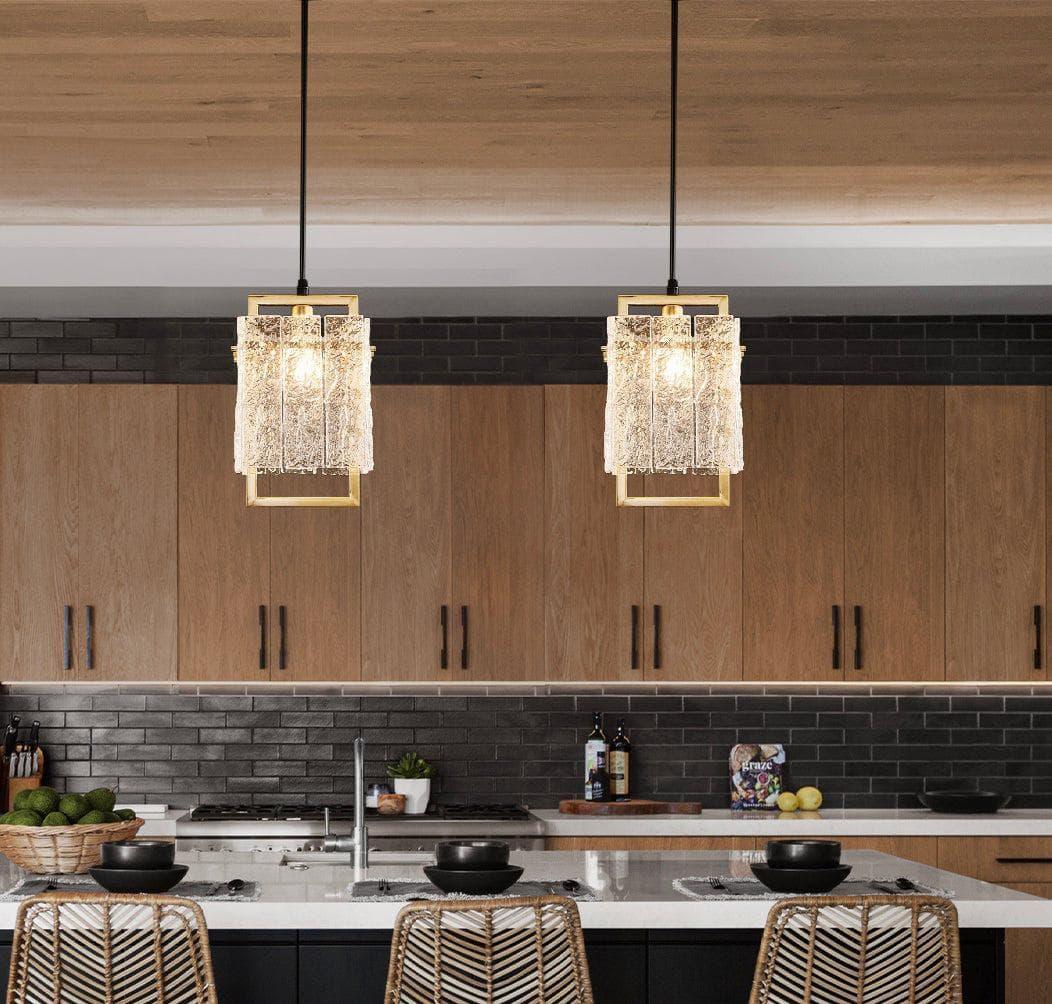 Metavaya Wall lamp Dia 20cm x H 180cm / L 7.9″ x H 70.9″ / Gold Modern Luxury Copper Pendant Light 6938617781248 M2023081501-1