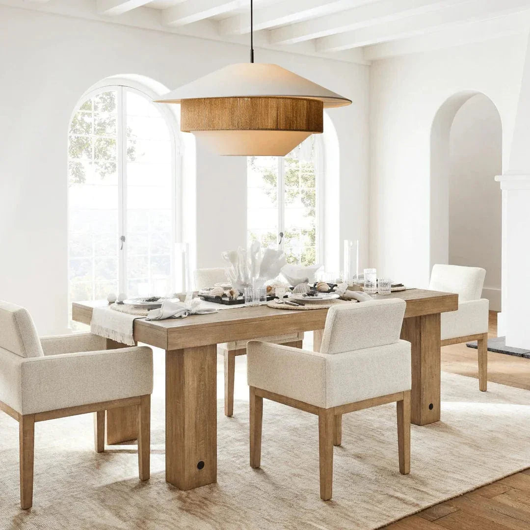Metavaya Chandelier Dia 85cm x H40cm / natural color Stevie chandelier 6938617782030 M2023092605-1