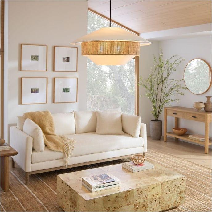 Metavaya Chandelier Dia 85cm x H40cm / natural color Stevie chandelier 6938617782030 M2023092605-1