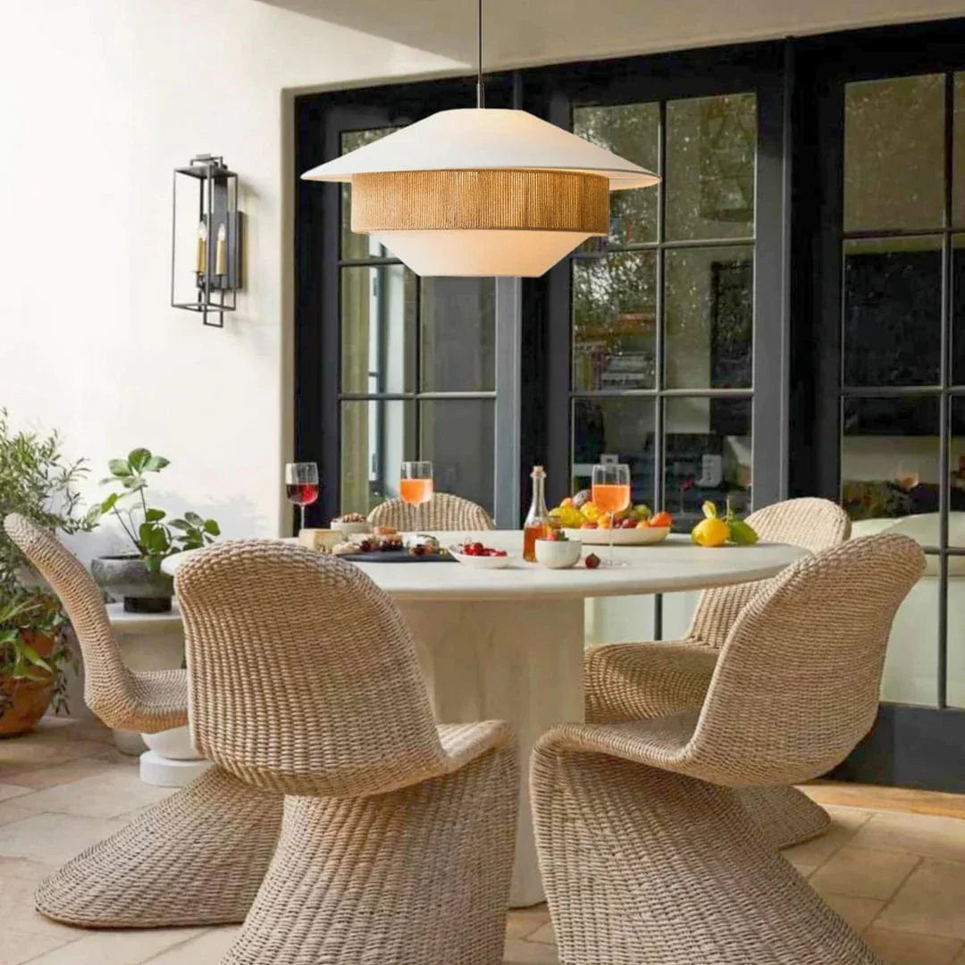 Metavaya Chandelier Dia 85cm x H40cm / natural color Stevie chandelier 6938617782030 M2023092605-1