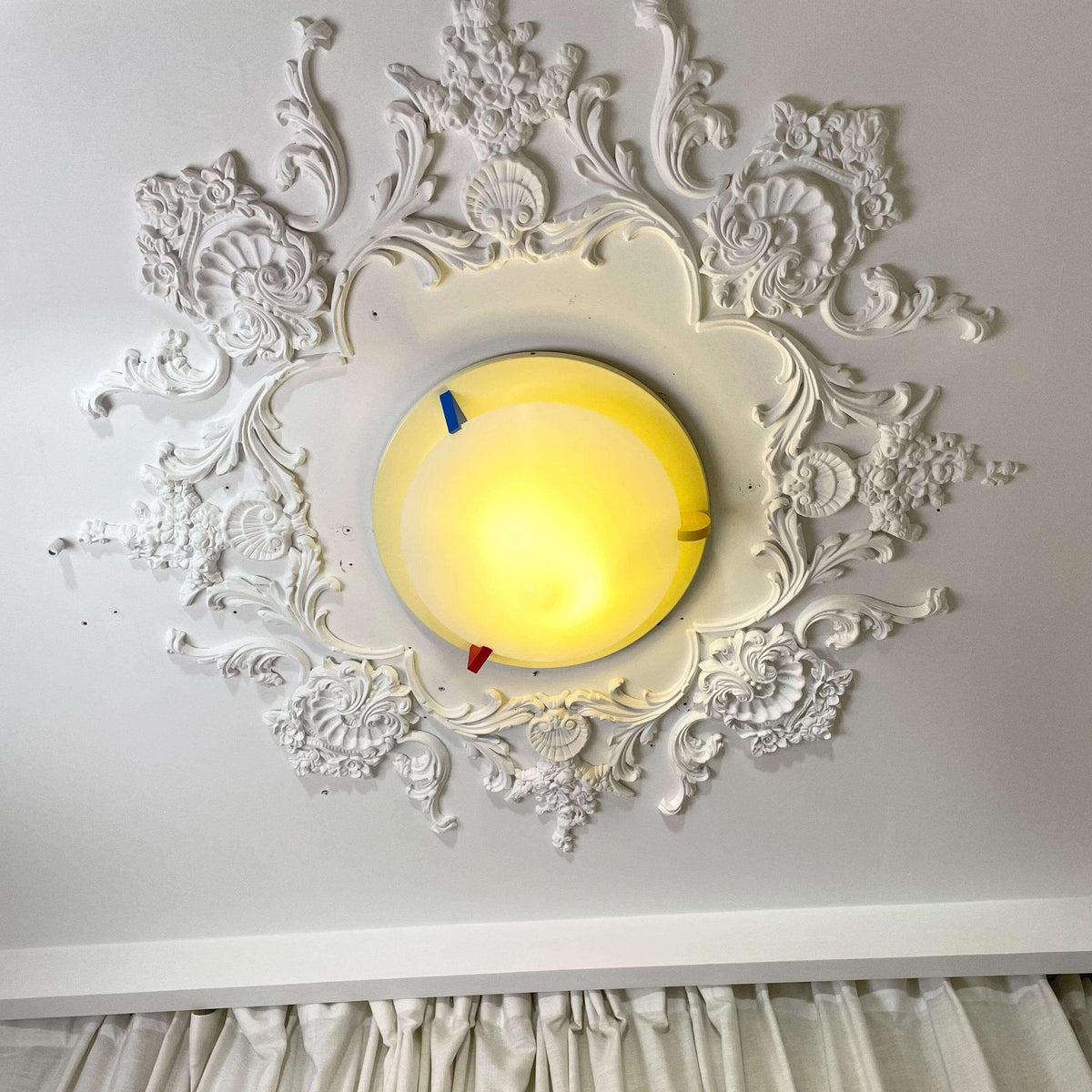 Metavaya Ceiling light Dia 45cm x H 20cm / ∅ 17.7″ x H 7.9″ / White / Warm White Stoja Ceiling Lamp 662668898131 M202405233-1 Stoja Ceiling Lamp- Buy online
