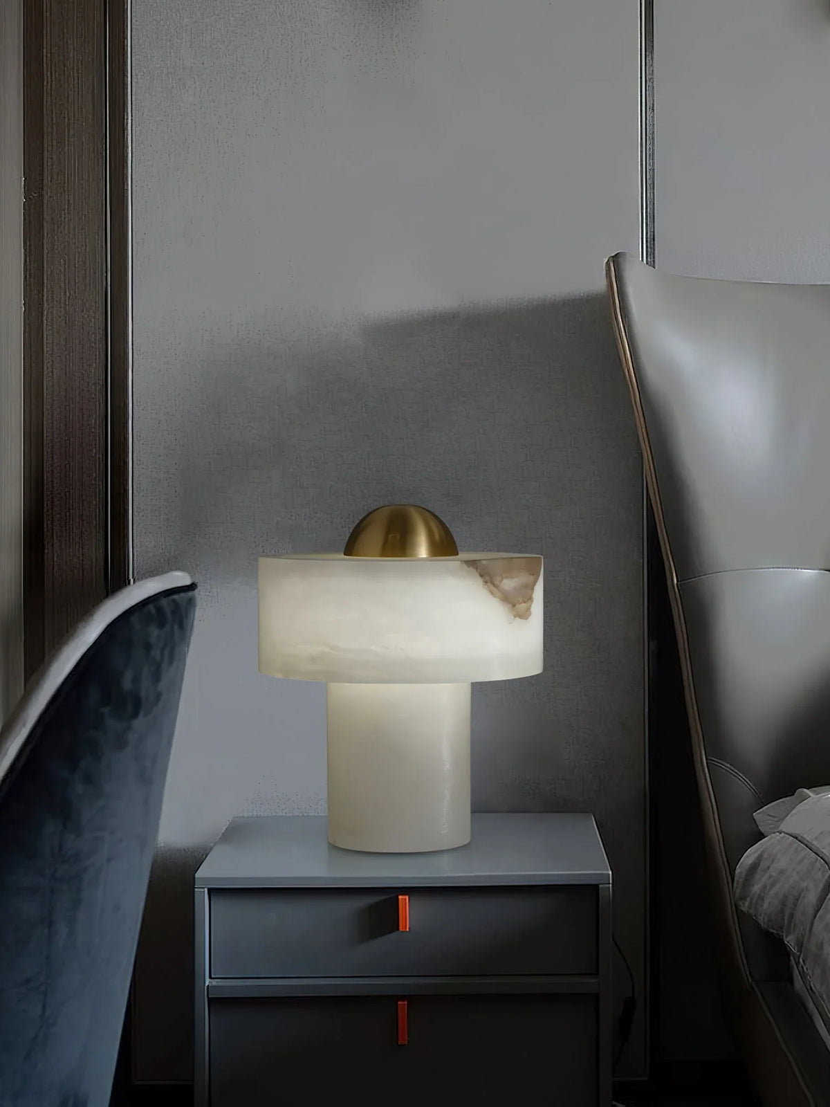Stone Alabaster Table Light - view 6 | Metavaya