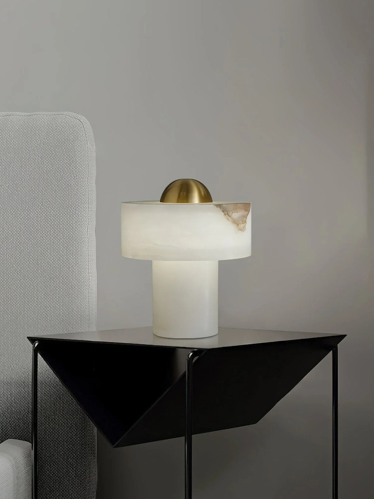 Stone Alabaster Table Light - view 9 | Metavaya