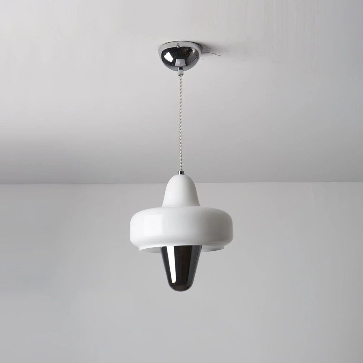 Metavaya Pendant lamp Dia 23cm x H 25cm / ∅ 9.1″ x H 9.8″ / Chrome Swan Pendant Lamp 662668847375 M2023122603-2 Swan Pendant Lamp | Special Sale