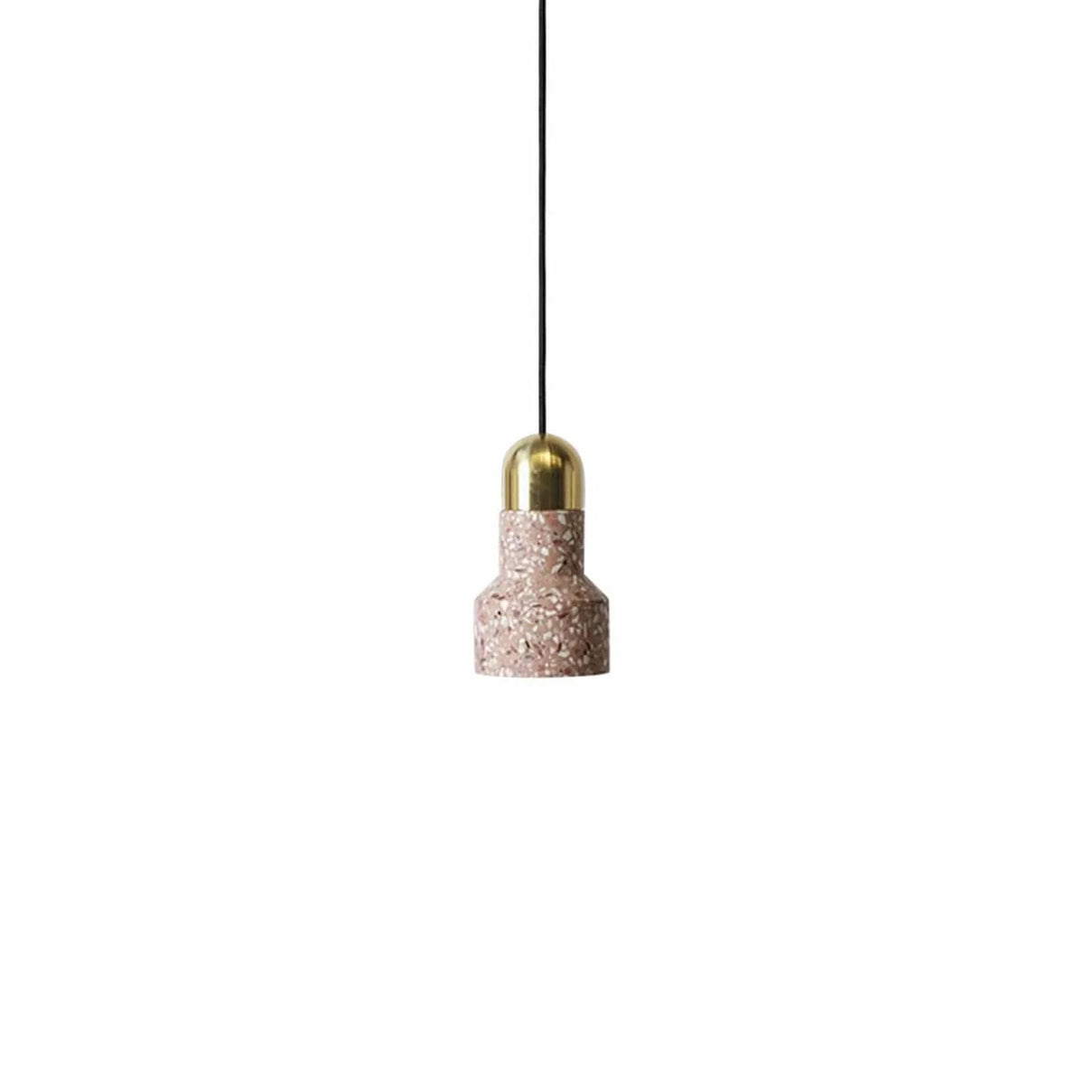 Metavaya Pendant lamp Dia 10cm x H 17.5cm / ∅ 3.9″ x H 6.9″ / Red Terrazzo Pendant Lamp 6938617816254 M2023112305-2