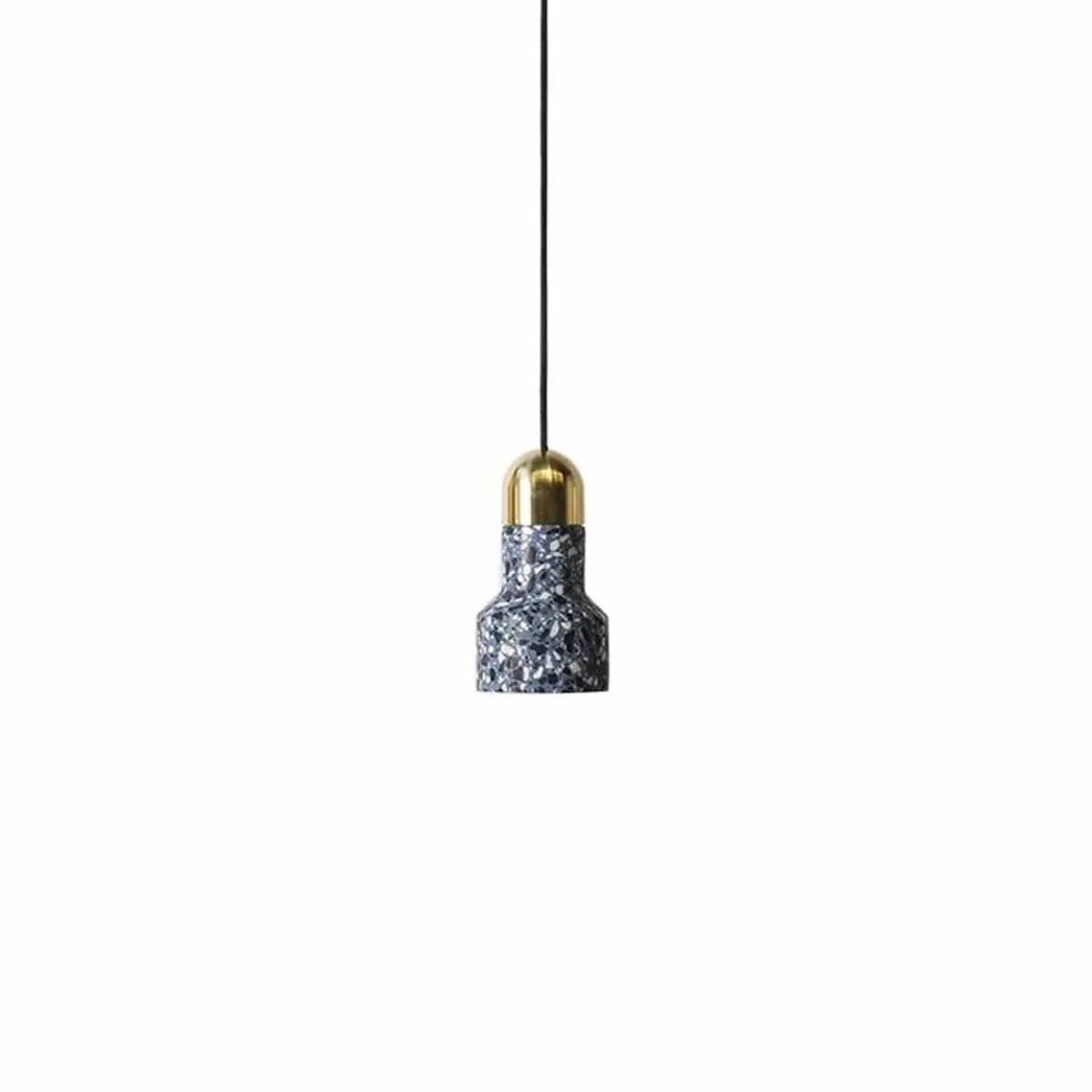 Metavaya Pendant lamp Dia 10cm x H 17.5cm / ∅ 3.9″ x H 6.9″ / Blue Terrazzo Pendant Lamp 6938617816261 M2023112305-3