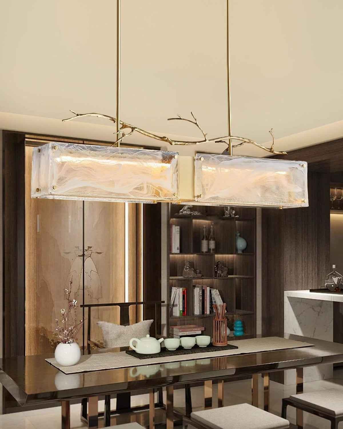 Metavaya Chandelier Thalassa Glass Chandelier Thalassa Glass Chandelier- Buy online