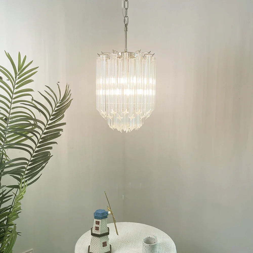 Transparant Prism Chandelier - view 2 | Metavaya
