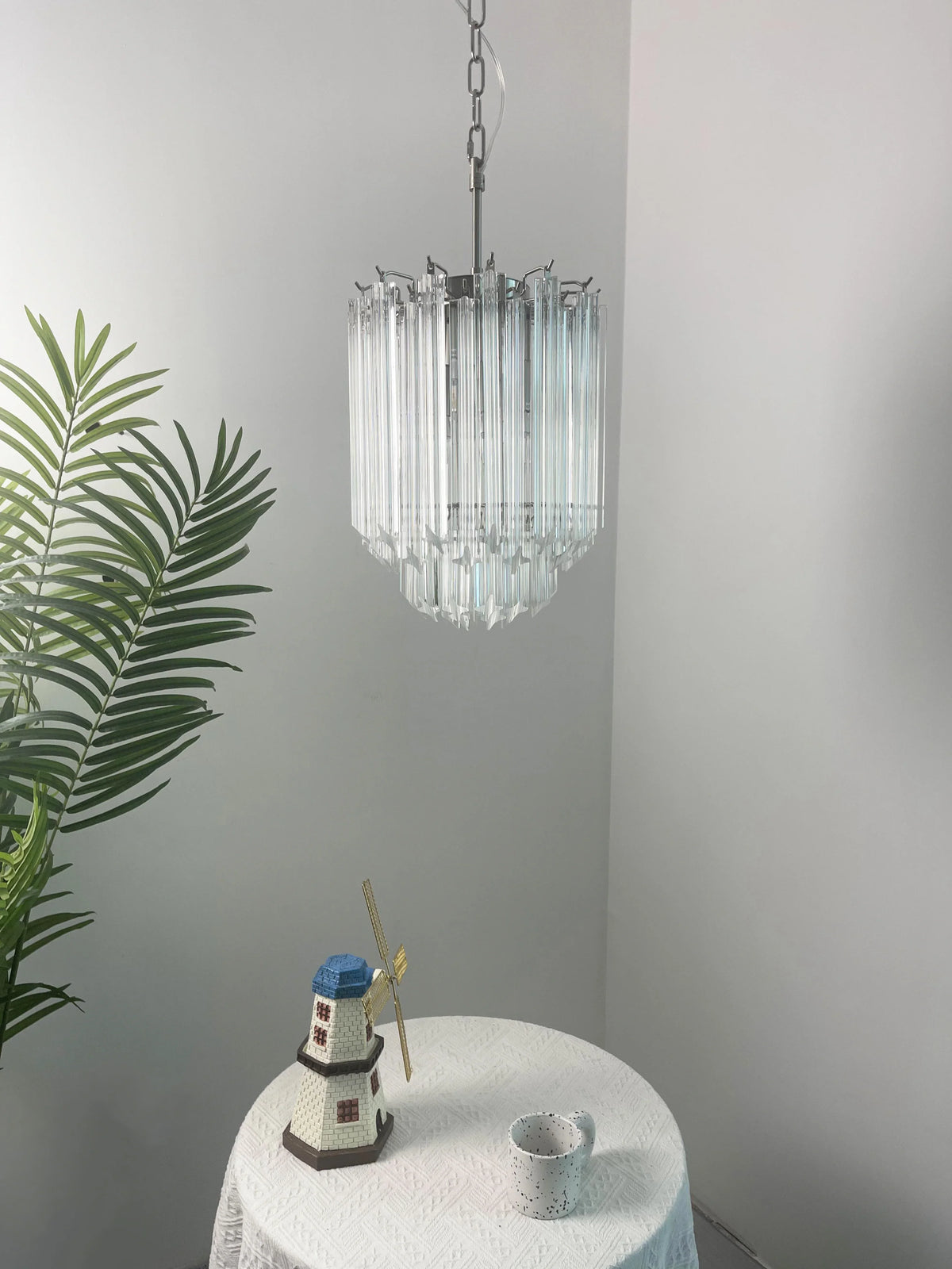 Transparant Prism Chandelier - view 10 | Metavaya