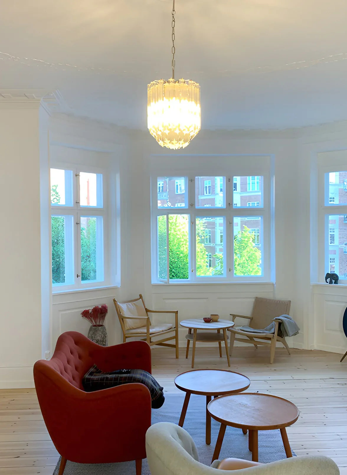 Transparant Prism Chandelier - view 3 | Metavaya