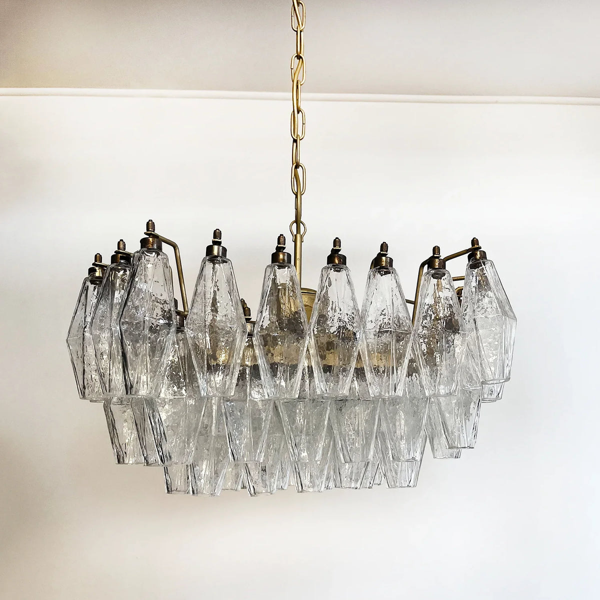 Transparent Poliedri Chandelier - view 14 | Metavaya