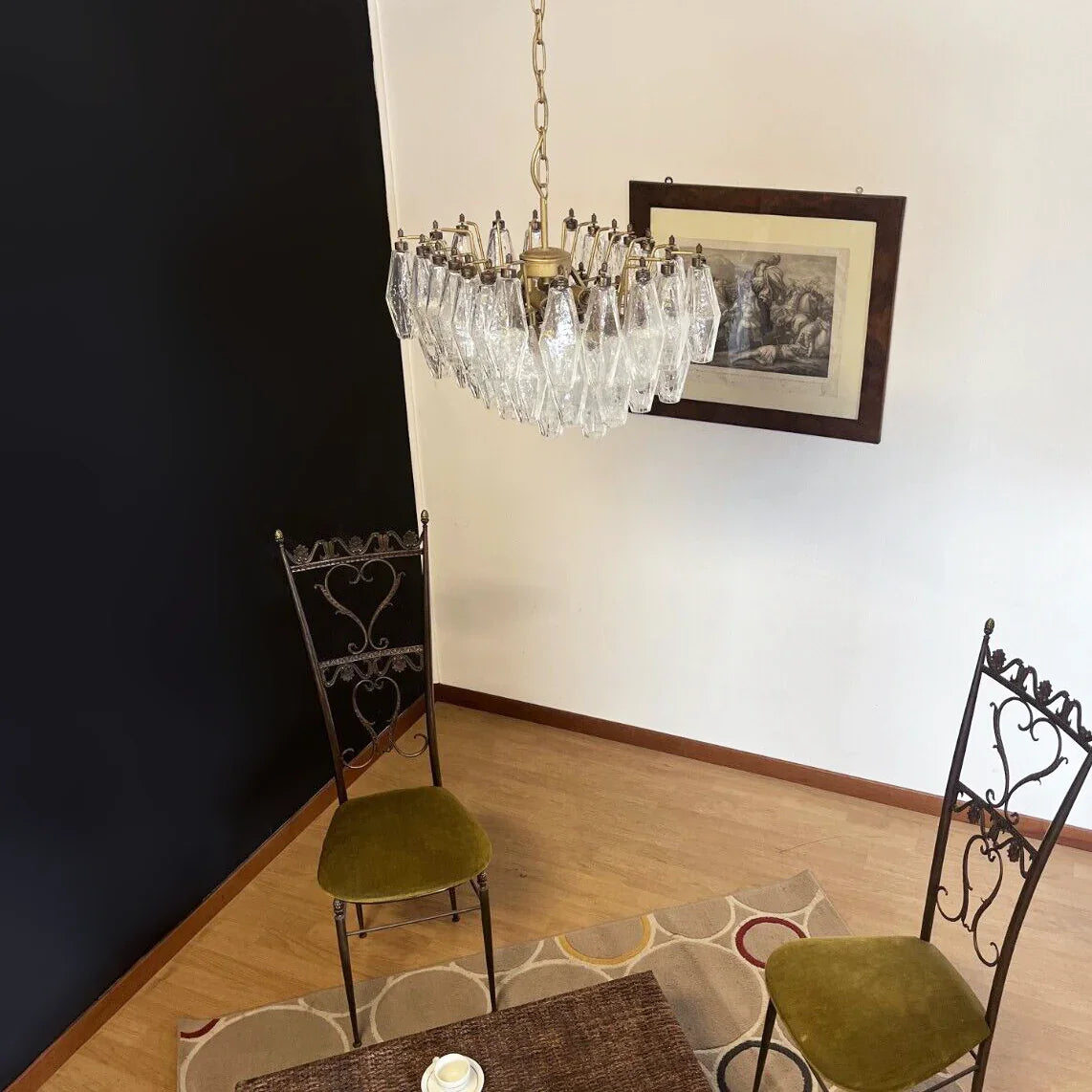 Transparent Poliedri Chandelier - view 7 | Metavaya