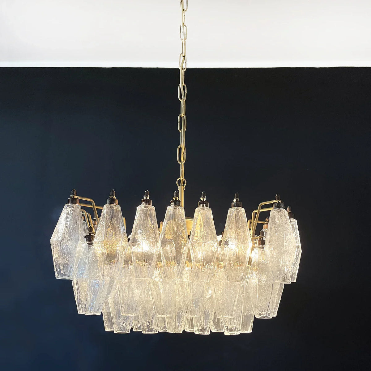 Transparent Poliedri Chandelier - view 15 | Metavaya