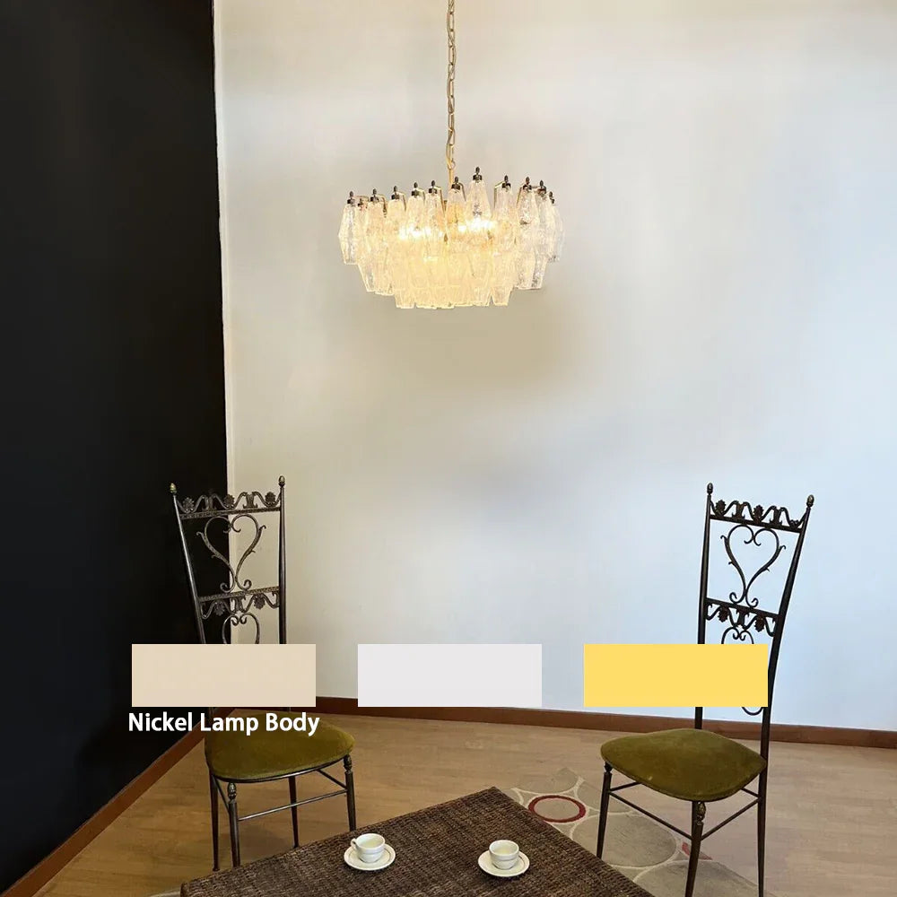 Transparent Poliedri Chandelier - view 18 | Metavaya