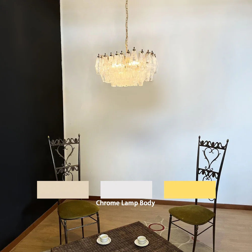 Transparent Poliedri Chandelier - view 19 | Metavaya