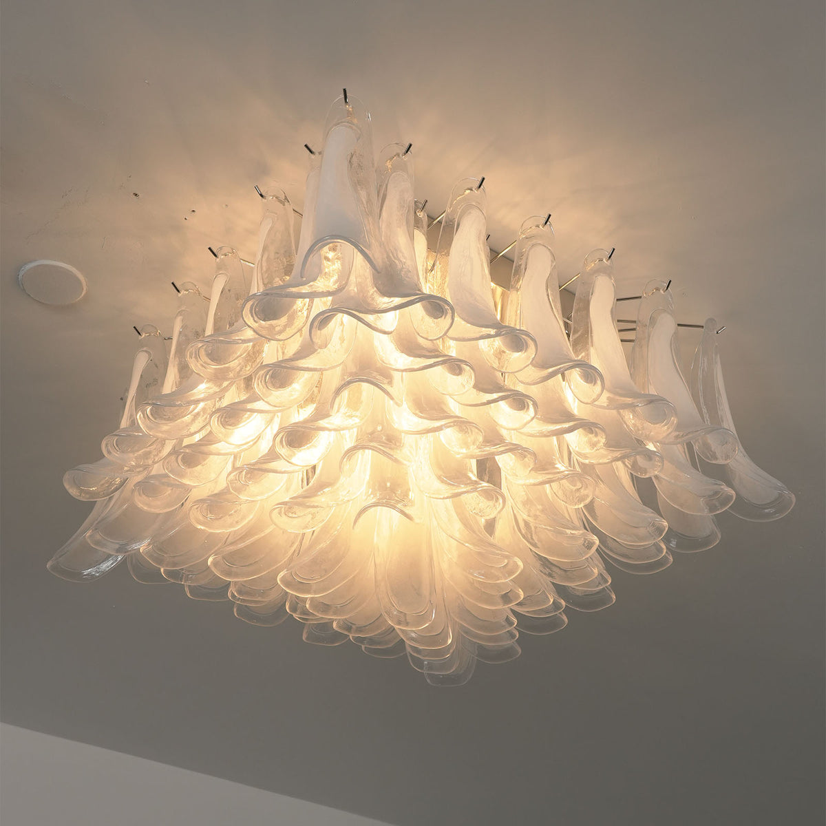 Transparent Glass Petal Ceiling Light - view 11 | Metavaya