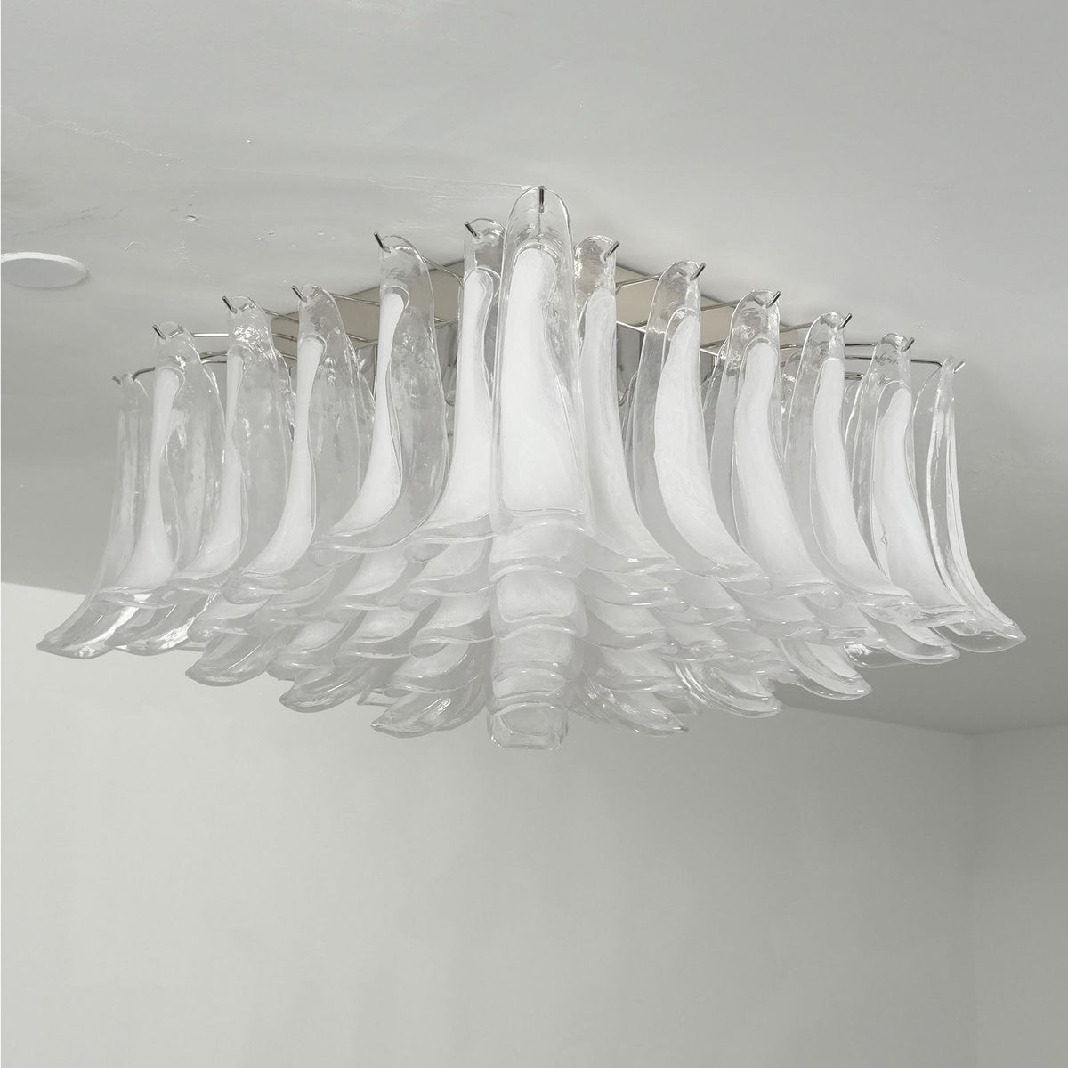 Transparent Glass Petal Ceiling Light - view 15 | Metavaya