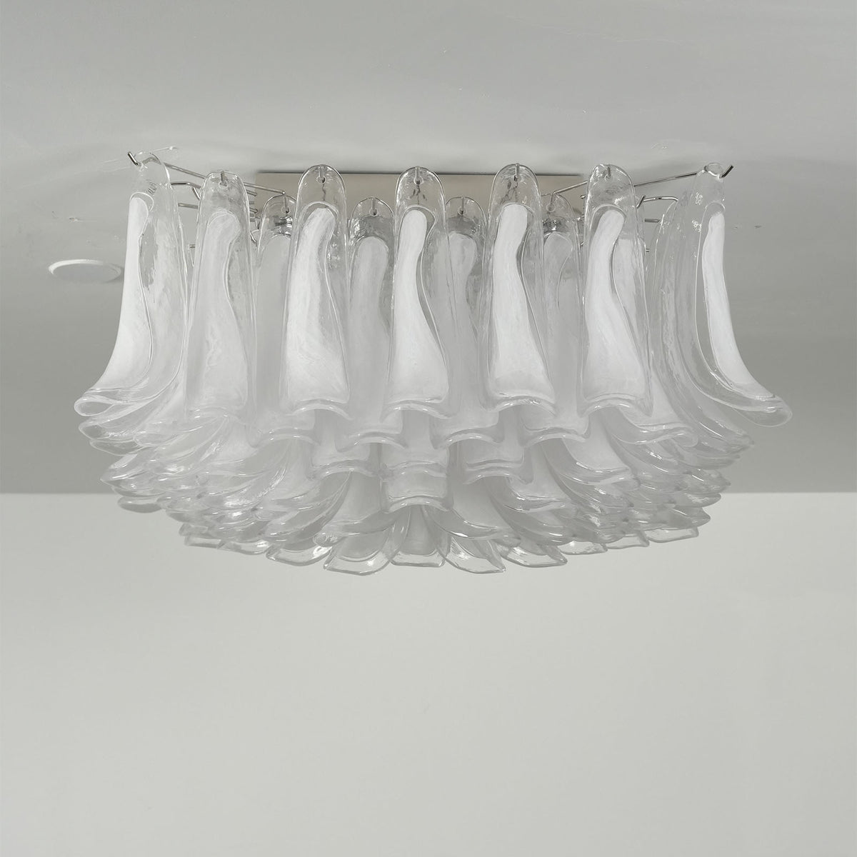 Transparent Glass Petal Ceiling Light - view 17 | Metavaya