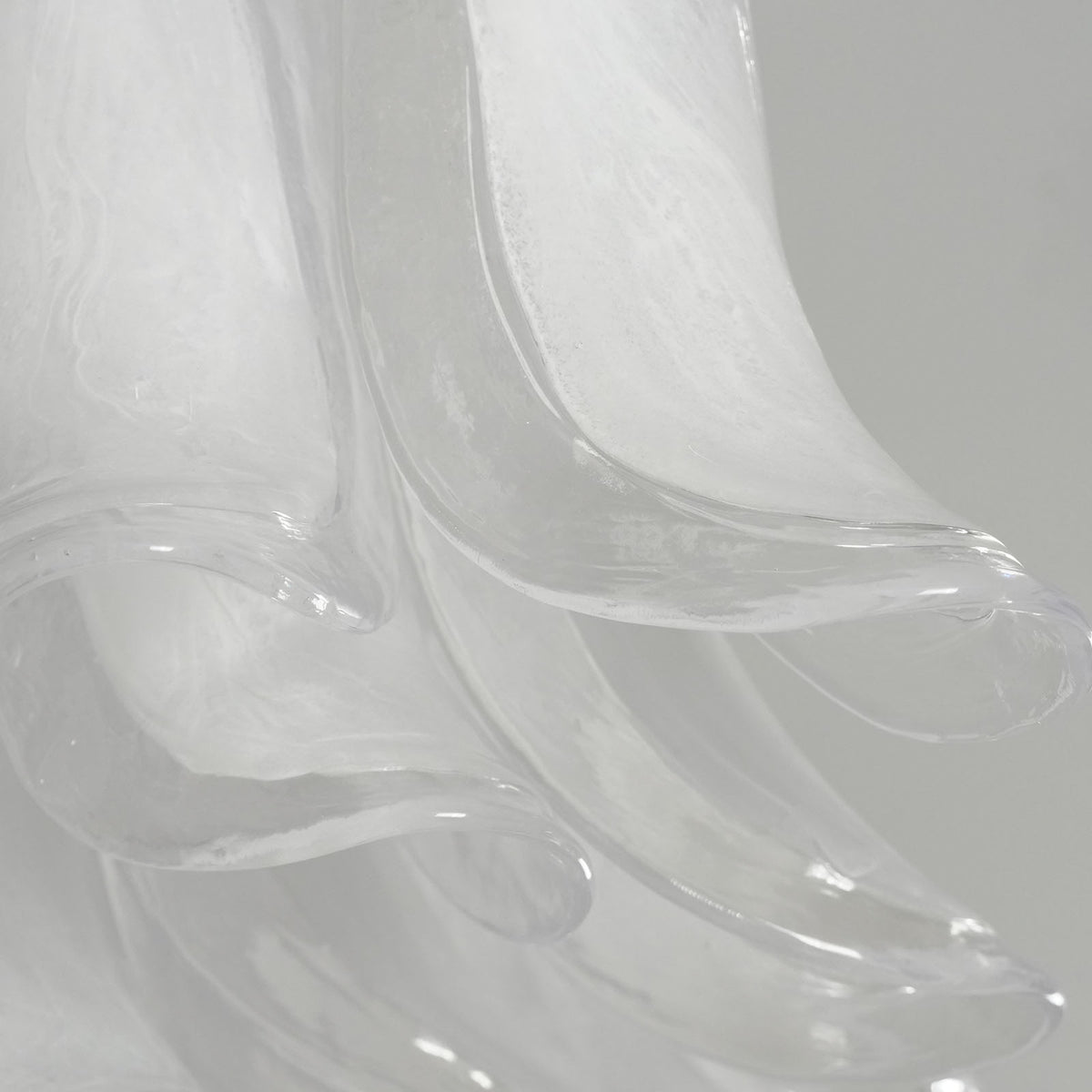 Transparent Glass Petal Ceiling Light - view 19 | Metavaya
