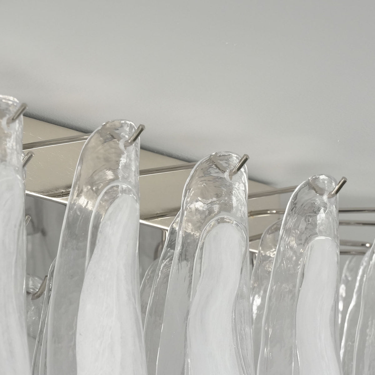 Transparent Glass Petal Ceiling Light - view 18 | Metavaya