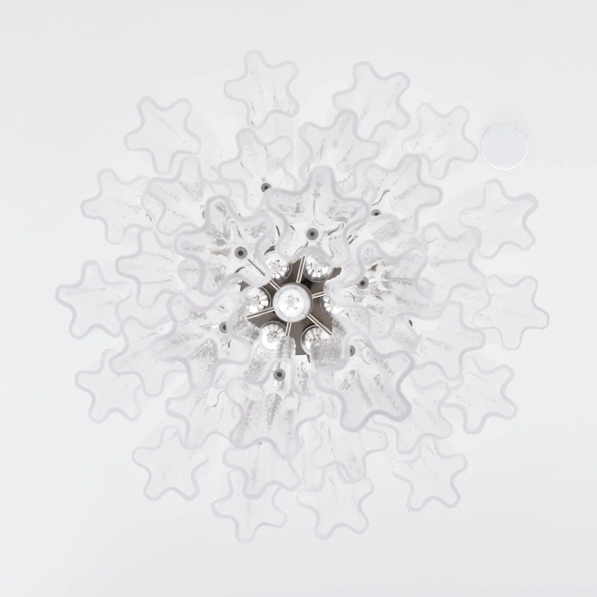 Transparent Glass Tube Chandelier - view 17 | Metavaya