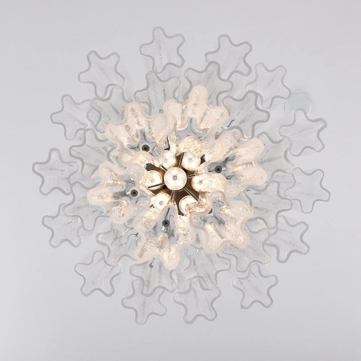 Transparent Glass Tube Chandelier - view 6 | Metavaya