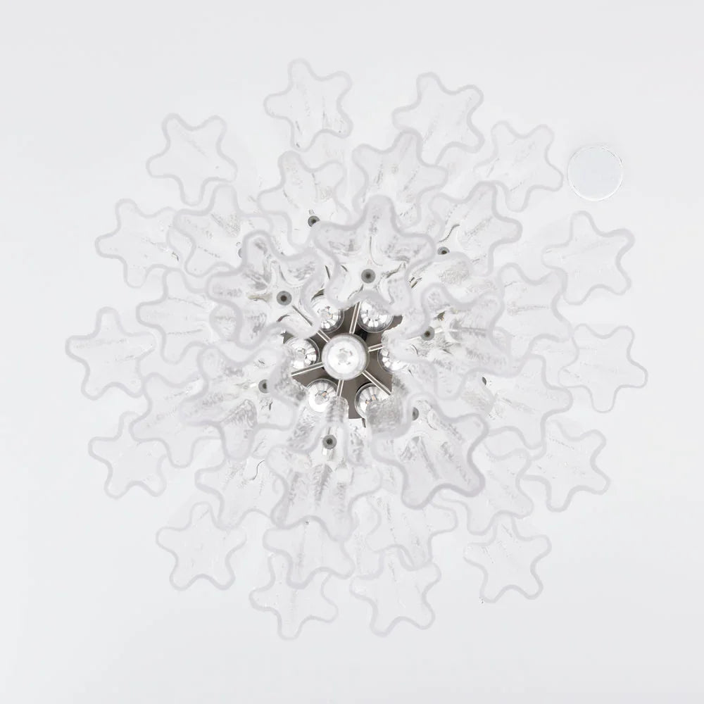 Transparent Glass Tube Chandelier - view 8 | Metavaya