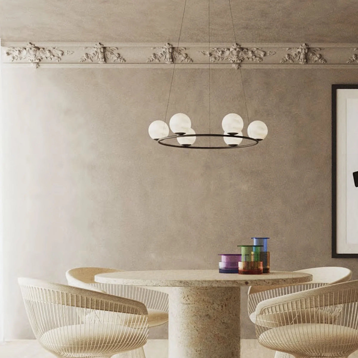 Tribeca Chandelier - view 2 | Metavaya
